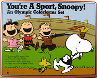 You'Re A Sport, Snoopy! Large Olympic Colorforms Set