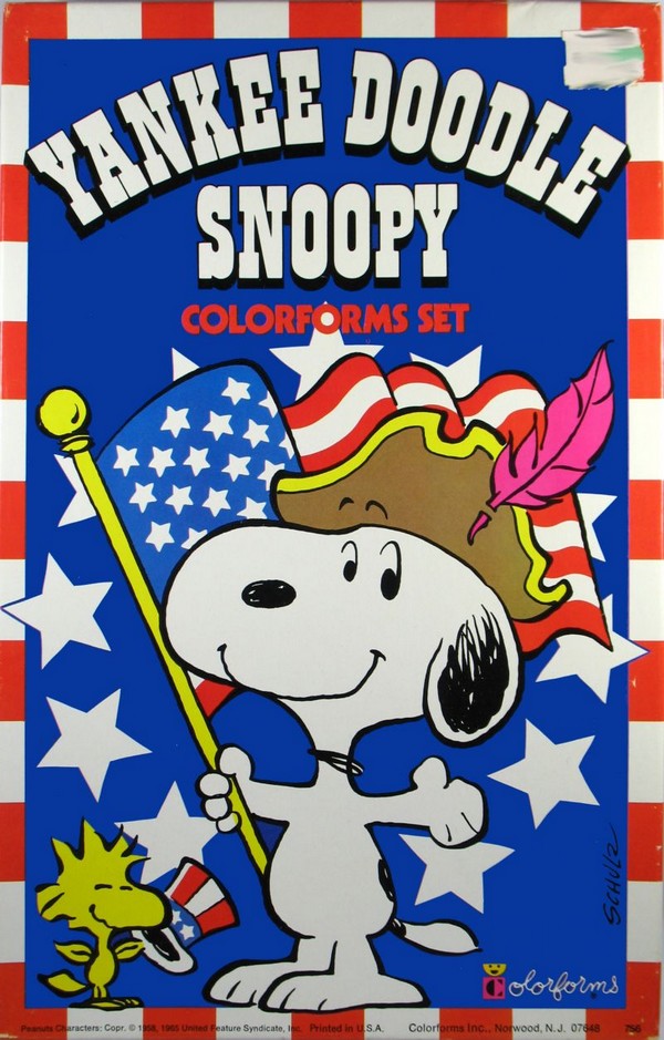 Yankee Doodle Snoopy Colorforms Set