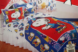 Snoopy Rollerblading Comforter