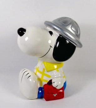 Snoopy Hat Series Bank - Construction Worker