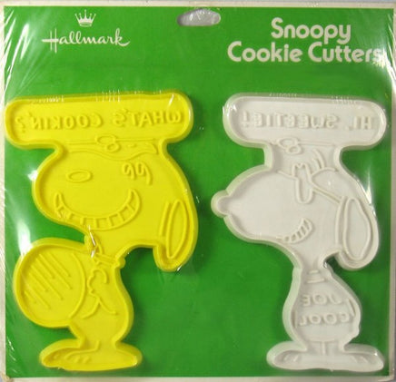 Snoopy Cookie Cutter Set - "Hi Sweetie" And "What's Cooking?"