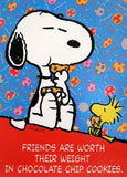 Snoopy and Chocolate Chip Cookies Poster