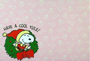 Peanuts Christmas Sticky Notes Pad -
Have A Cool Yule!