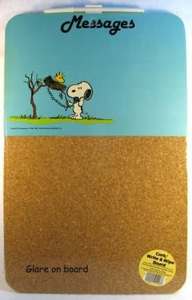 Snoopy Combination Write-On / Cork Board - "Messages" - Price Reduced!