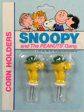 Woodstock Scout Corn - On - The - Cob Holder Set (Near Mint - Not on card/Re - packaged) - snoopn4pnuts.com