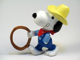 Snoopy Cowboy Pvc - Brown Rope