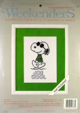 Snoopy Joe Cool Counted Cross Stitch Kit