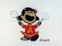 Lucy Cheerleader Needlepoint Picture