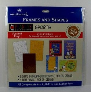 Peanuts Sports Kit For Scrapbooks - Frames And Shapes