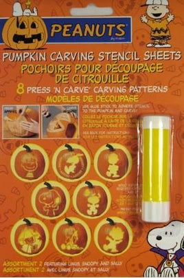 Peanuts Pumpkin Carving Stencil Kit