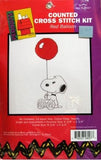 Snoopy Cross Stitch Kit - Red Balloon