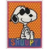 Snoopy Cross Stitch Kit - Snoopy Cool