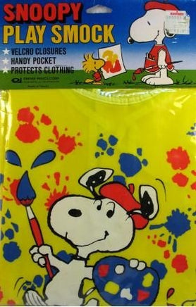 Snoopy Kid's Vintage Vinyl Craft Apron (Play Smock)