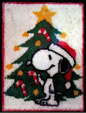 Snoopy Santa Vintage Latch Hook Kit