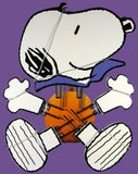 Snoopy 5-Piece Wooden Pumpkin Push-In Set