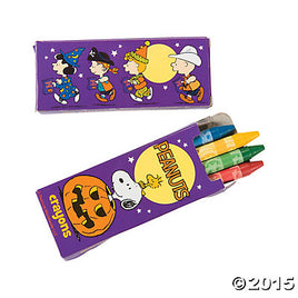 Peanuts Halloween Crayons