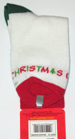 Snoopy Santa Skater Crew-Length Socks With Glitter Accents
