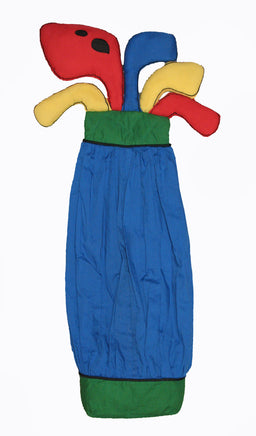 Snoopy 8 - Piece Golfer Crib and Wall Decor Set By Quiltex (Near Mint) - snoopn4pnuts.com