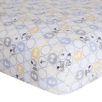 Lambs & Ivy My Little Snoopy Fitted Crib Sheet