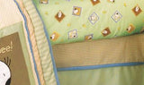 Lambs & Ivy Peek A Boo Snoopy Crib Skirt / Dust Ruffle