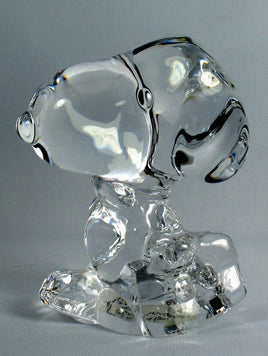 Marquis by Waterford Solid Lead Crystal Snoopy Figurine - snoopn4pnuts.com