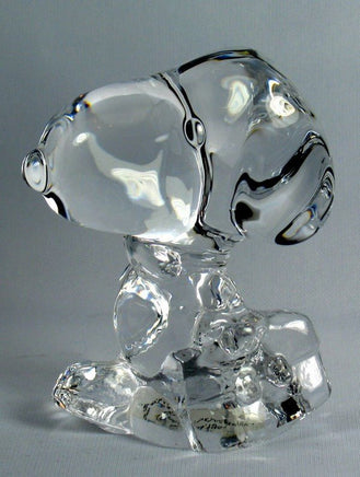 Marquis by Waterford Solid Lead Crystal Snoopy Figurine - snoopn4pnuts.com