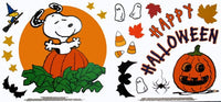 Snoopy Halloween Reusable Window Clings - 2 Full Sheets! - snoopn4pnuts.com