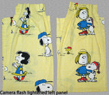Peanuts Gang Pleated Curtain Set (Long)