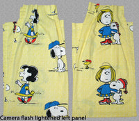 Peanuts Gang Vintage Rod - Style Curtain Set (Long Panels) - snoopn4pnuts.com