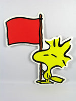 Woodstock Wall Decor Cut-Out - Red Flag