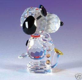 Crystal World Peanuts Figurine: Joe Cool Playing Sax (Re - Packaged) - snoopn4pnuts.com