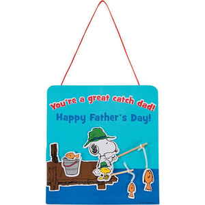 Peanuts 2D Father's Day Sign Craft Kit