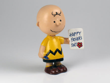 Danbury Mint's Peanuts Father's Day Figurine - Charlie Brown - snoopn4pnuts.com