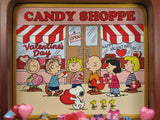 Danbury Mint Peanuts Music Box - Happy Valentine's Day, Peanuts Gang