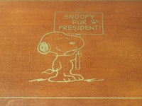 Danbury Mint Peanuts Music Box - Snoopy For President - snoopn4pnuts.com