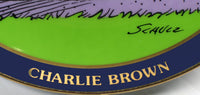 Danbury Mint Limited - Edition Porcelain Plate With Gold Plating - snoopn4pnuts.com
