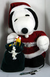 Snoopy Santa Animated Plush Decor