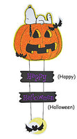 Snoopy Halloween Dangling Glitter Wall Decor - Happy Halloween