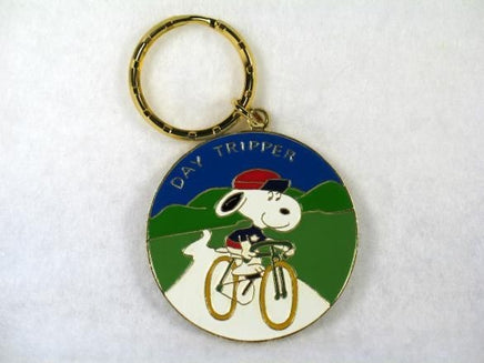 Snoopy Cyclist Day Tripper Key Chain