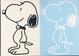 Snoopy Wearing Collar Mini Die-Cut Vinyl Decal