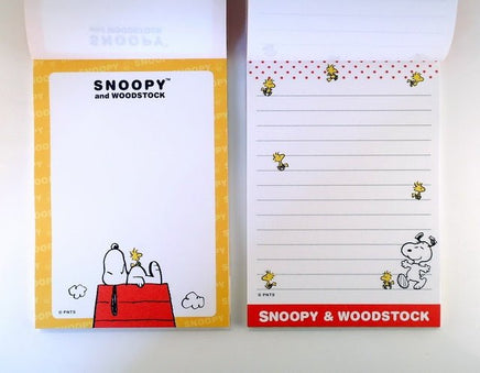 Snoopy and Woodstock Decorative Note Pad - snoopn4pnuts.com