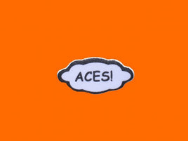 Thought Bubble Scrapbooking Embellishment - Aces!