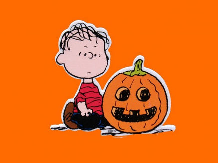 Linus And Jack 'O Lantern Scrapbooking Embellishment