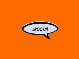 Thought Bubble Scrapbooking Embellishment - Spooky!
