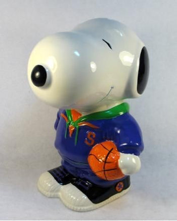 Snoopy Basketball Player Bank
