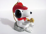 1982 Peanuts Western Series Christmas Ornament - Snoopy Cowboy Playing Guitar