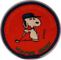 SNOOPY YOU'RE AWAY (GOLF) PATCH - REDUCED PRICE!