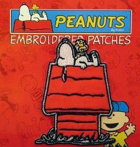 Snoopy On Doghouse Patch