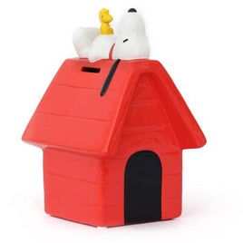 Snoopy and His Doghouse Ceramic Bank - snoopn4pnuts.com