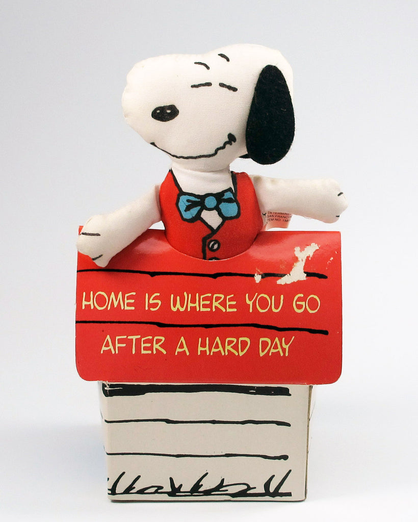 Snoopy In Doghouse Pillow Doll
